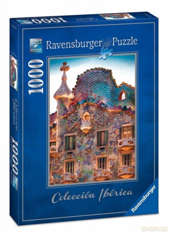 RAVENSBURGER 1000 el. - Casa Batllo, Barcelona [PUZZLE]