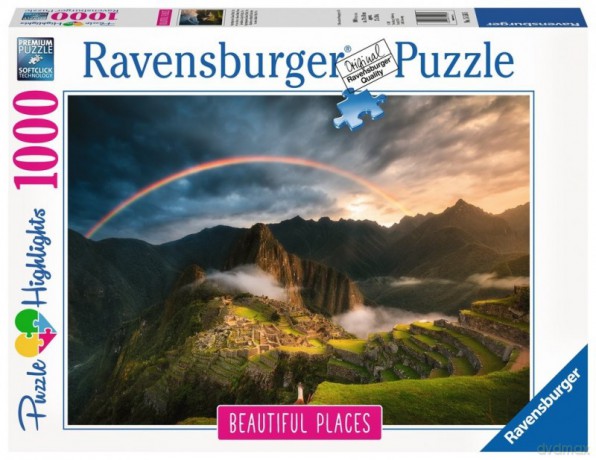 RAVENSBURGER 1000 el. - Tęcza nad Machu Picchu - Peru [PUZZLE]