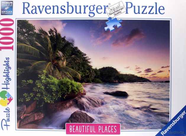 RAVENSBURGER 1000 el. - Wyspa Praslin - Seszele [PUZZLE]