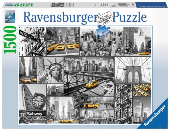 RAVENSBURGER 1500 el. - Nowy Jork [PUZZLE]