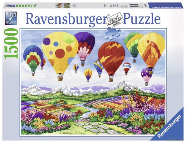 RAVENSBURGER 1500 el. - Wiosna w powietrzu [PUZZLE]