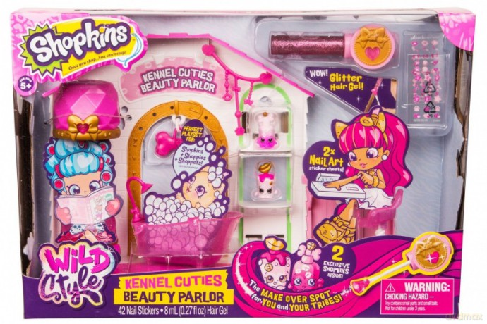 Shopkins Sezon 9 Wild Salon Urody zestaw [FIGURKA]