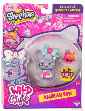 Shopkins Sezon 9 Wild Shoppets - Ambear Bow [FIGURKA]