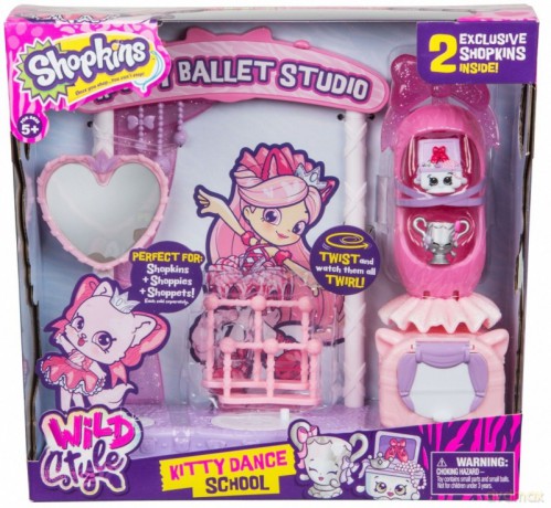 Shopkins Sezon 9 Wild Szkoła Tańca Kitty zestaw [FIGURKA]