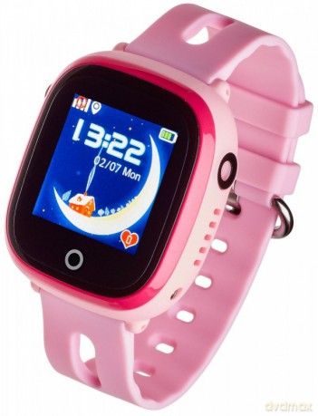 Smartwatch zegarek Kids Happy różowy