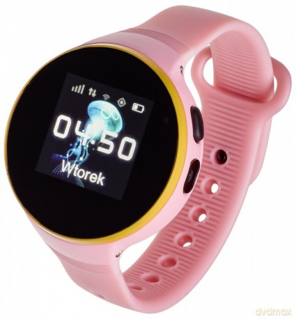 Smartwatch zegarek Kids Smile różowy