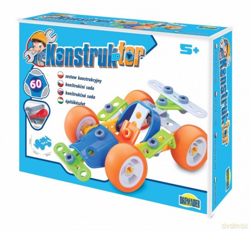 Zestaw konstrukcyjny Konstruktor - Pojazd, 60 el.