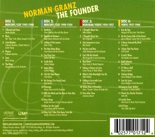 Norman Granz: The Founder [4CD]