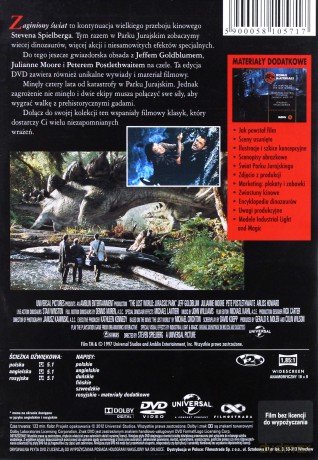 Park Jurajski Kolekcja: Park Jurajski  / Park Jurajski 2. Zaginiony świat / Park Jurajski 3 / Jurassic World / Jurassic World: Upadłe Królestwo Pakiet [5DVD]