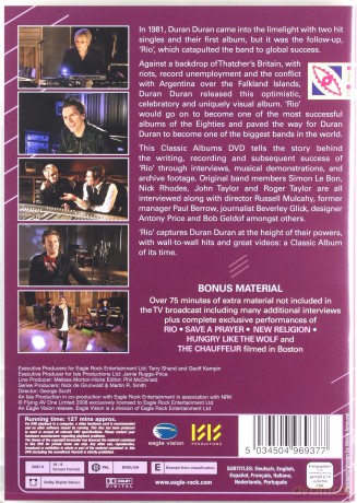 Duran Duran: Rio [DVD]