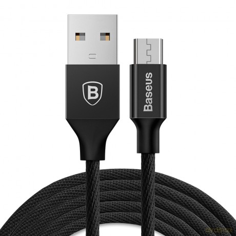 Baseus kabel Yiven (micro-USB 1,5 m) czarny 2A