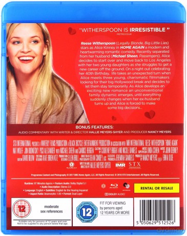 Home Again (Wszyscy moi mężczyźni) [Blu-Ray]