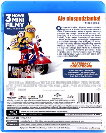 Jak ukraść księżyc / Minionki 1-4 Pakiet [4xBlu-Ray]