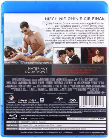 Pięćdziesiąt twarzy Greya / Ciemniejsza strona Greya / Nowe Oblicze Greya Pakiet [3xBlu-Ray]