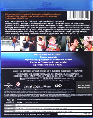 Powrót do przyszłości Trylogia Pakiet [3Blu-Ray]
