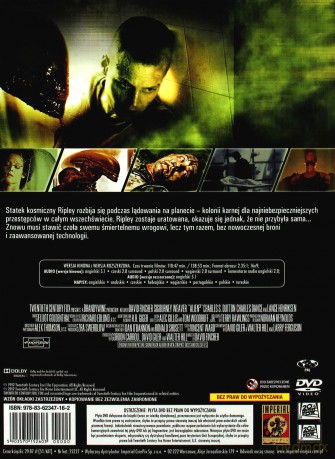 Obcy: 8 Pasażer Nostromo / Decydujące starcie / 3 / Przebudzenie / Przymierze / Kontra Predator (booklet) Pakiet [7DVD]