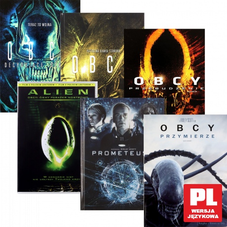 Obcy Kolekcja: 8 Pasażer Nostromo / Decydujące starcie / Obcy 3 / Przebudzenie /  Prometeusz / Przymierze Pakiet [6DVD]
