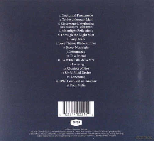 Vangelis: Nocturne. The Piano Album [CD]