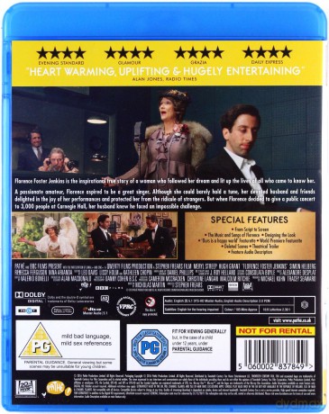 Florence Foster Jenkins (Boska Florence) [Blu-Ray]