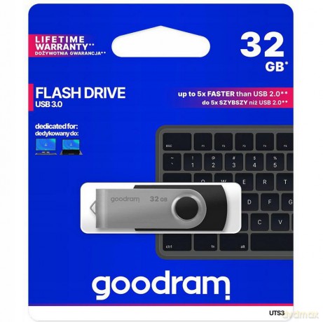 GOODRAM Pendrive 32 GB USB 3.0 czarny
