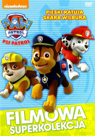 Psi Patrol: Pieski ratują króliki / Superpsa / Skarb Wilbura / Fajerwerki / Kosmitę / Psiu-Fu / Nowy Piesek Pakiet [7DVD]