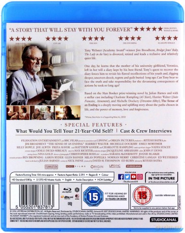 The Sense Of An Ending [Blu-Ray]