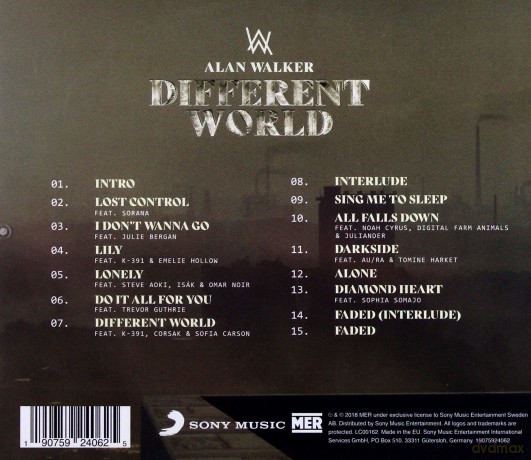 Alan Walker: Different World [CD]