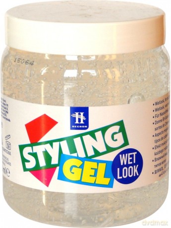 Hegron Styling Żel do modelowania włosów 500 ml wetlook biały