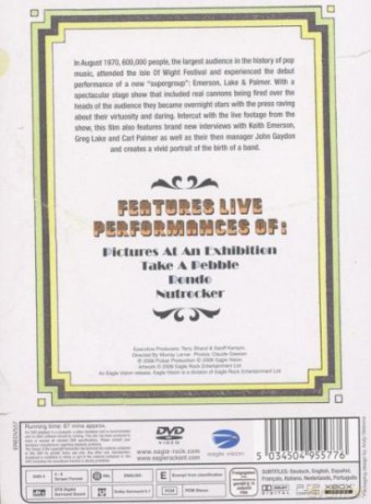 E.L.P: The Birth Of A Band-Isle ..1970 [DVD]