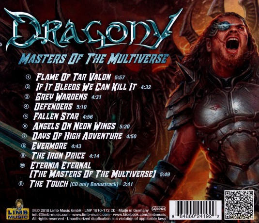 Dragony: Masters Of The Multiverse [CD]
