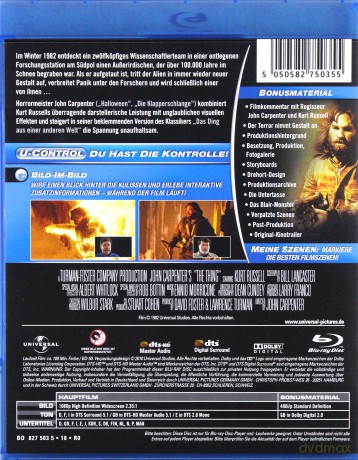 The Thing (Coś) [Blu-Ray]