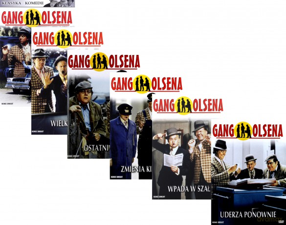 Gang Olsena / Gang Olsena wielki skok / Gang Olsena ostatni skok / Gang Olsena zmienia kierunek / Gang Olsena wpada w szał / Gang Olsena uderza ponownie Pakiet [6DVD]