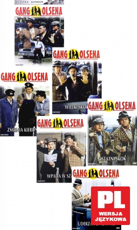Gang Olsena / Gang Olsena wielki skok / Gang Olsena ostatni skok / Gang Olsena zmienia kierunek / Gang Olsena wpada w szał / Gang Olsena uderza ponownie Pakiet [6DVD]