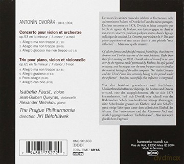 Dvorak: Concerto Pour Violon Faust (digipack) [CD]