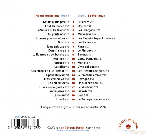 Jacques Brel: Ne Me Quitte Pas (digipack) [2CD]