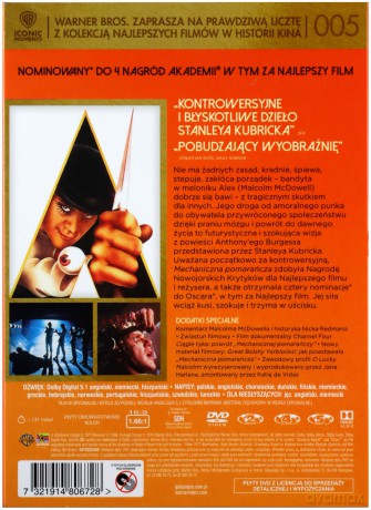 Mechaniczna Pomarańcza (Iconic Moments) [2DVD]