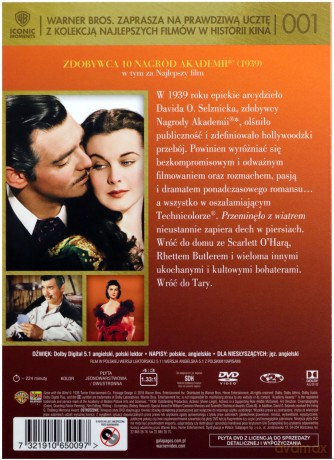 Przeminęło z wiatrem (Iconic Moments) [DVD]