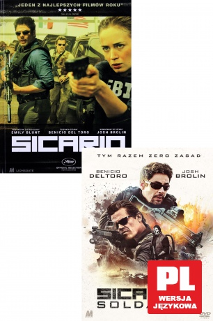 Sicario / Sicario 2: Soldado Pakiet [2DVD]