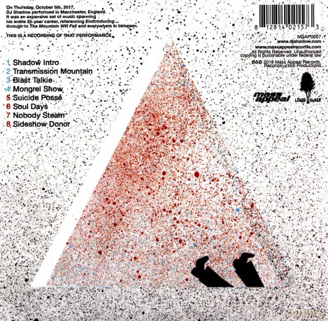 DJ Shadow: Live In Manchester: The Mountain Has Fallen Tour [CD]+[DVD]