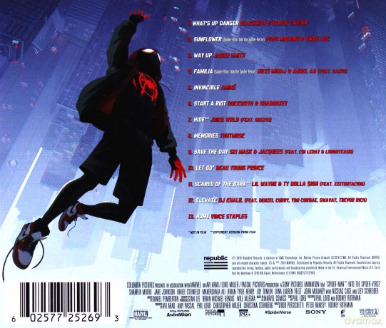 Spider-Man: Into The Spider-Verse soundtrack (Spider-Man Uniwersum) (Daniel Pemberton) [CD]