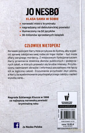 Człowiek Nietoperz - Jo Nesbo [KSIĄŻKA]