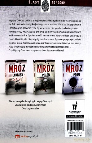 Enklawa Vestmanna (Tom 1) - Remigiusz Mróz Pod Pseud. Ove Logmansbo [KSIĄŻKA]