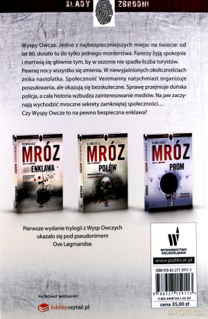 Enklawa Vestmanna (Tom 1) - Remigiusz Mróz Pod Pseud. Ove Logmansbo [KSIĄŻKA]
