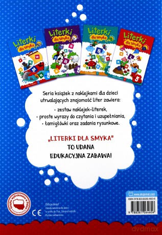Literki dla Smyka z Delfinkiem [KSIĄŻKA]
