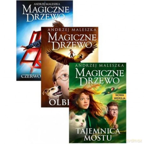 Magiczne Drzewo Czerwone Krzesło / Tajemnica Mostu / Olbrzym - Andrzej Maleszka [KSIĄŻKA]