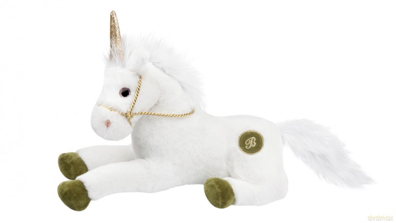 Maskotka Jednorożec Beatrice Biało-Zielony 25 cm 13442