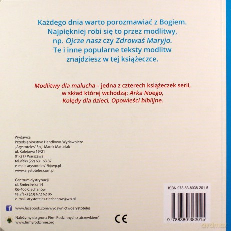 Modlitwy dla Malucha [KSIĄŻKA]