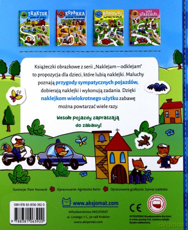 Radiowóz Wyrusza na Akcję. Naklejam, odklejam [KSIĄŻKA]