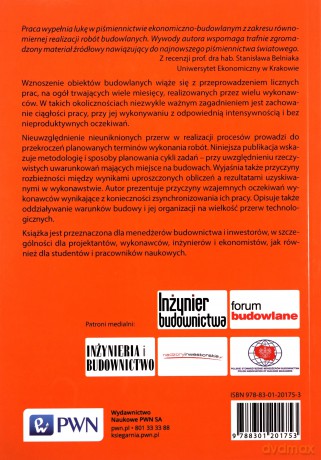 Roboty Budowlane. Przerwy w Równomiernej Realizacji Prac - Andrzej Więckowski [KSIĄŻKA]