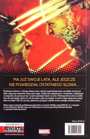 Staruszek Logan Strefy Wojny (Tom 1) - Brian Michael Bendis, Andrea Sorrentino [KOMIKS]
